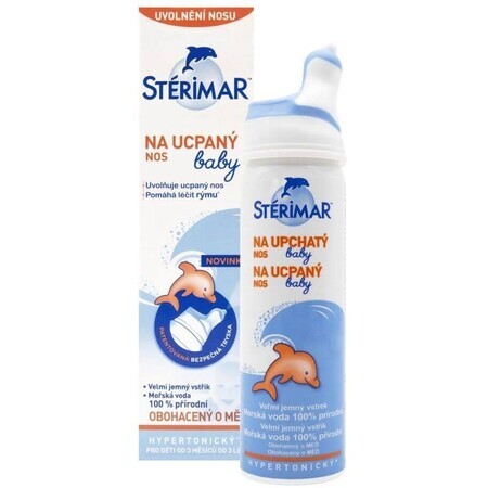 Sterimar baby Pentru nas înfundat - microspray nazal cu apă de mare pentru copii de la 3 luni, 50 ml