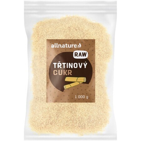 Allnature RAW zucchero di canna non raffinato 1000 g