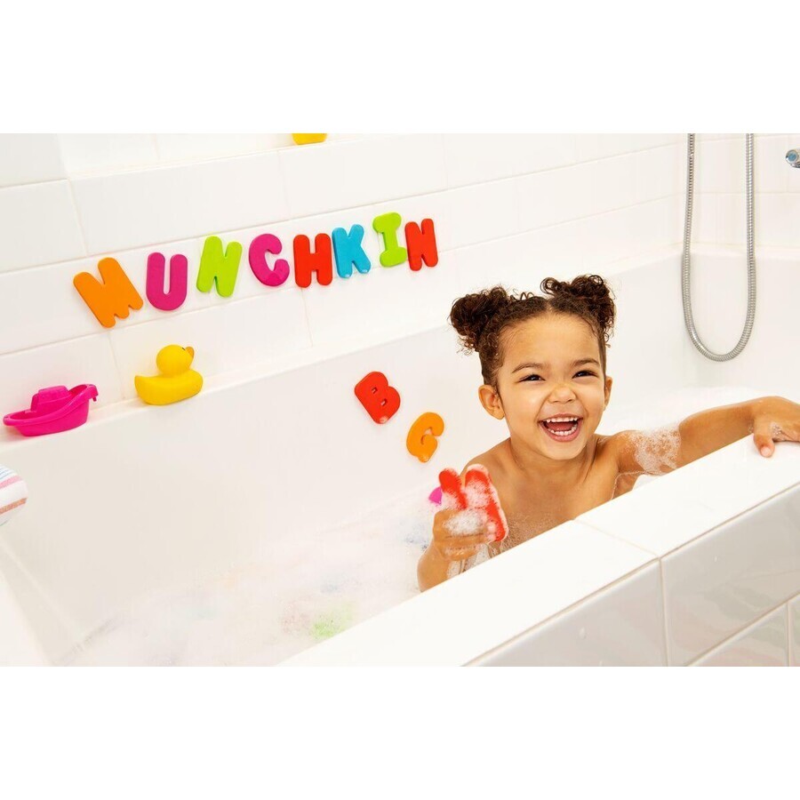 Lettere e numeri del bagno Munchkin 36 pezzi