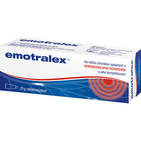 Emotralex rectale zalf voor de behandeling van aambeien 25 g