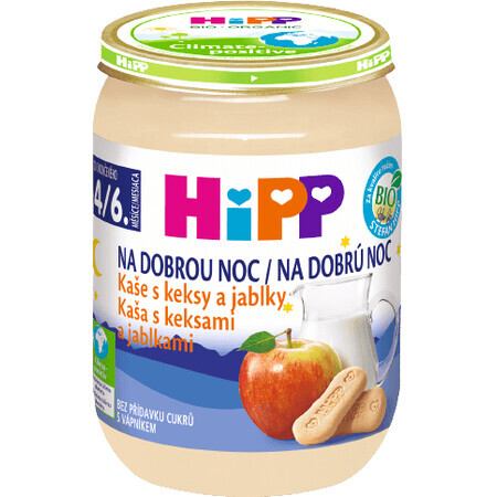 HiPP Organic Good Night Porridge with biscuits and apple 190 g