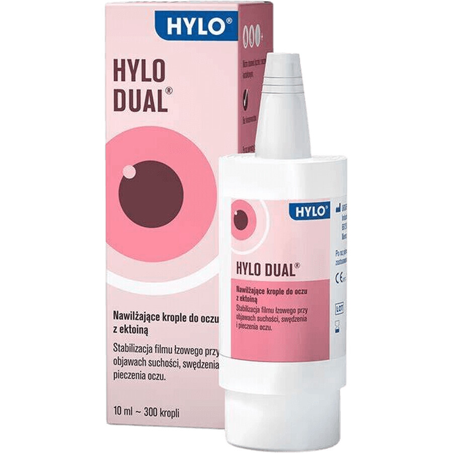 Hylo Eye Care HYLO DUAL Moisturizing Eye Drops 10 ml