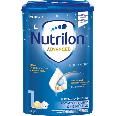 Nutrilon 1 Advanced Good Sleep milk powder formula for a good night's sleep 800 g