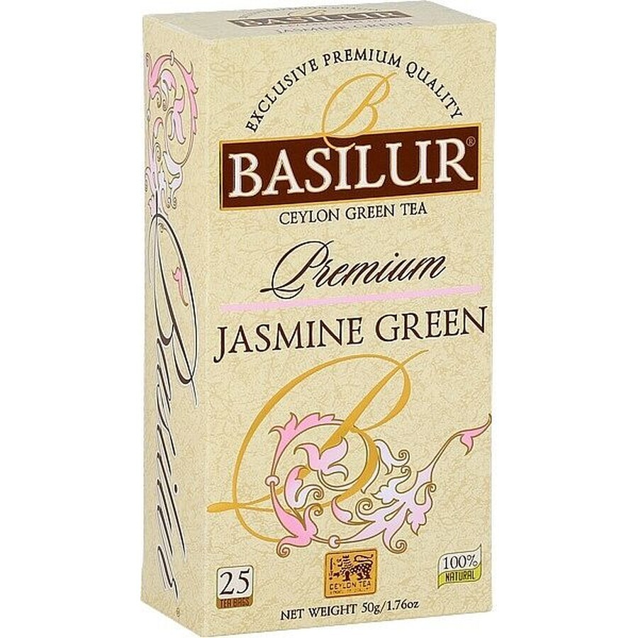 Basilur Premium Green Jasmine 25 x 2 g