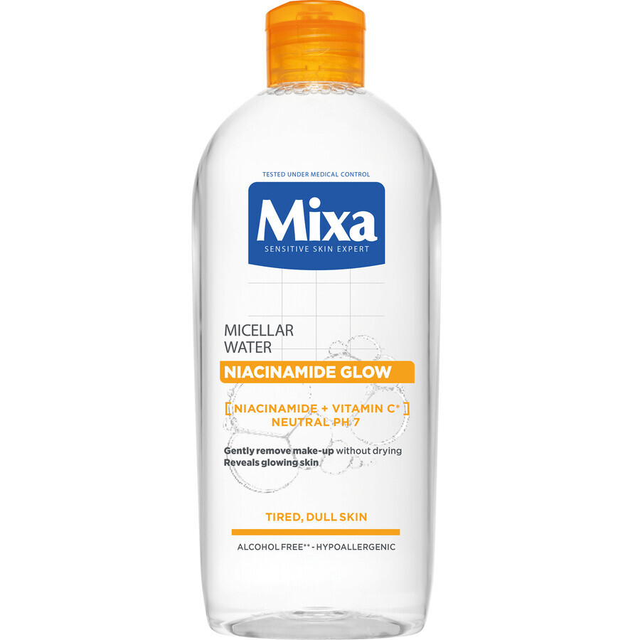 Mixa Niacinamide Glow Apă micelară 400 ml