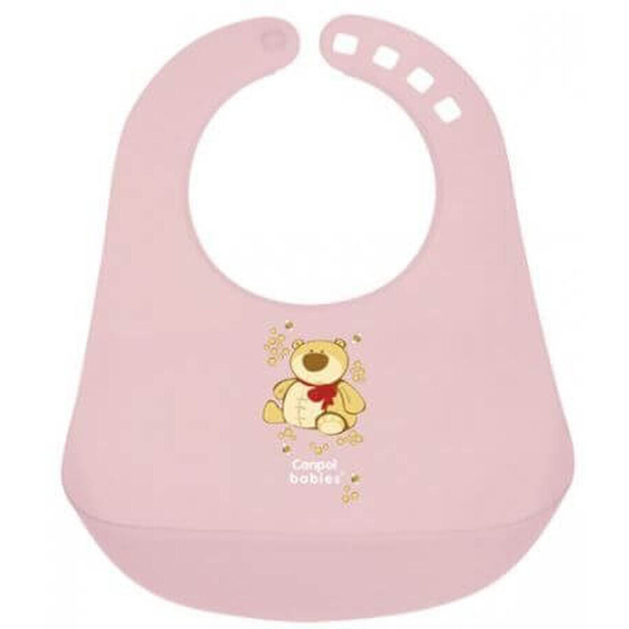 Babero de plástico Baby Canpol HAPPY ANIMALS