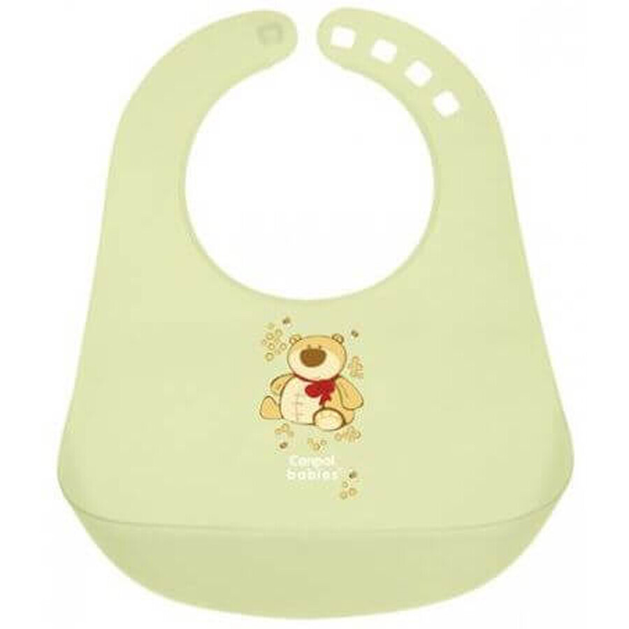 Babero de plástico Baby Canpol HAPPY ANIMALS