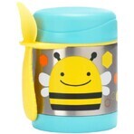 Thermoskanne mit Gabel Skip Hop Zoo Food - Bee 12m+ 325 ml