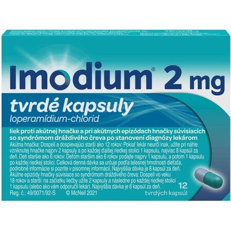 Imodium 2mg Kapselstärke 12 Kapseln