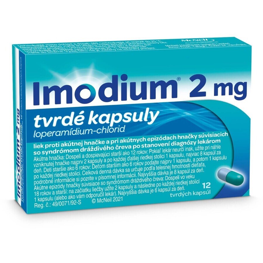 Imodium 2mg Kapselstärke 12 Kapseln