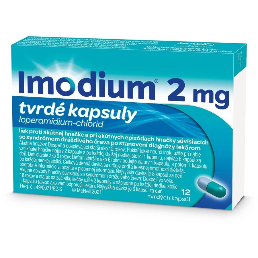 Imodium 2mg Kapselstärke 12 Kapseln