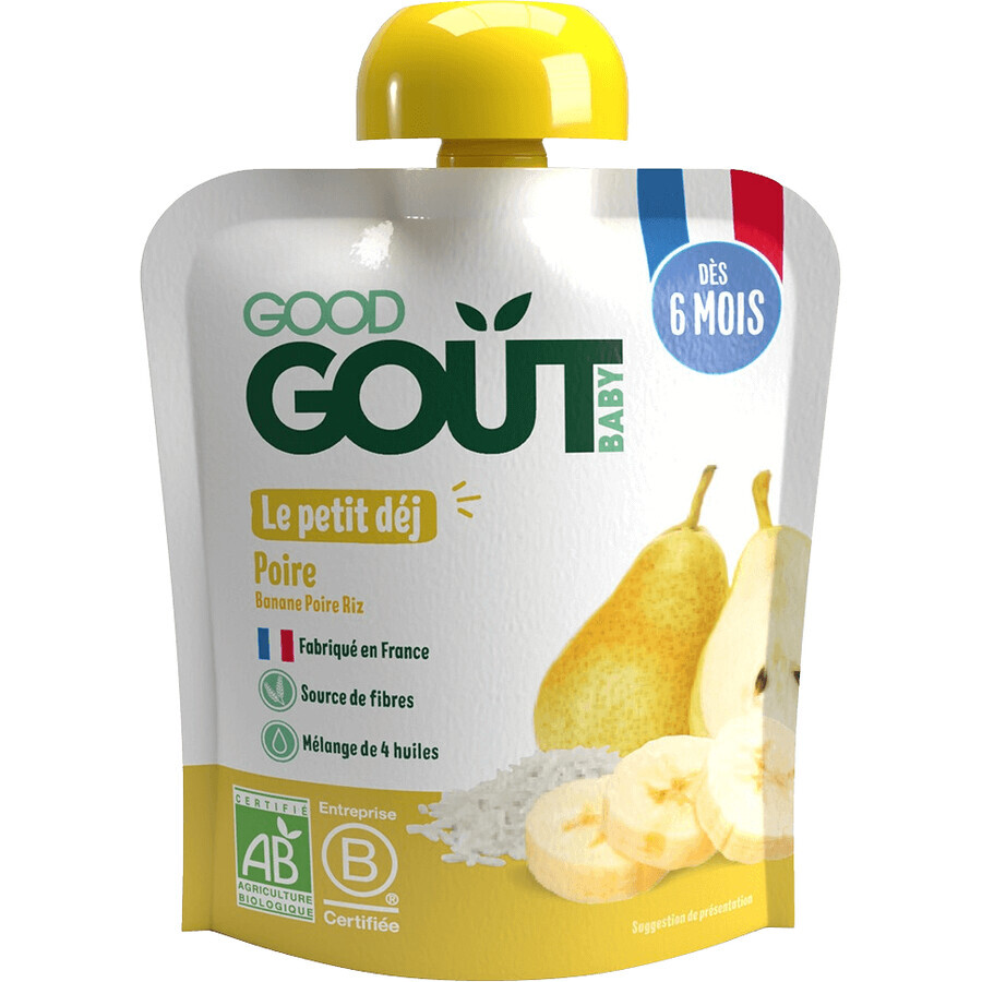 Good Goût Colazione con pere da 6 mesi BIO 70 g