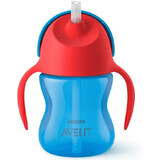 Philips Avent Vaso con pajita a partir de 9 meses con asas, niño, 200 ml