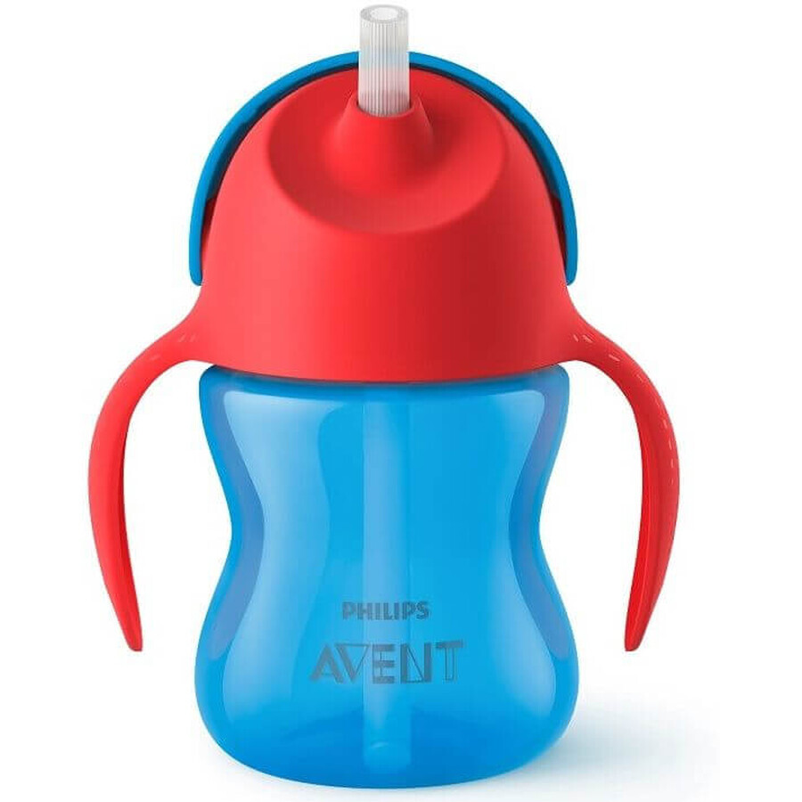 Philips Avent Vaso con pajita a partir de 9 meses con asas, niño, 200 ml