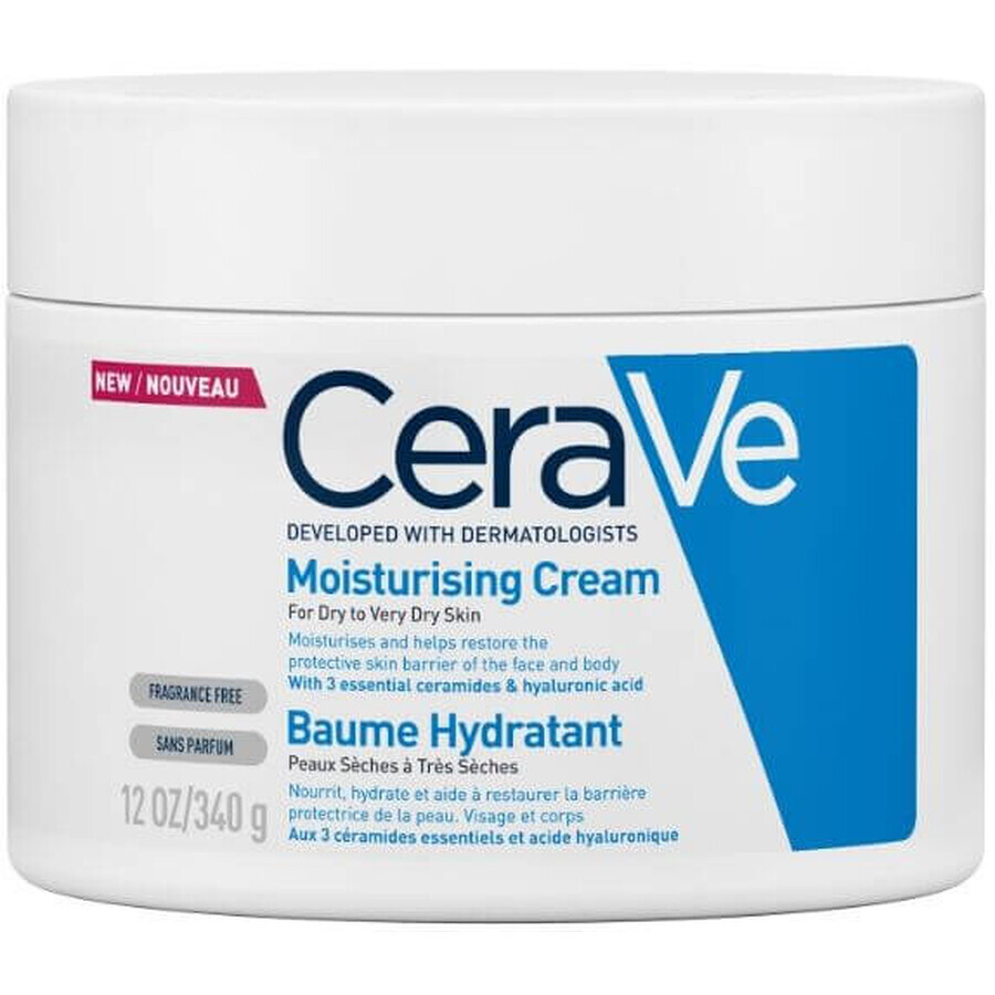 CeraVe Crema hidratante para piel seca a muy seca 340 g