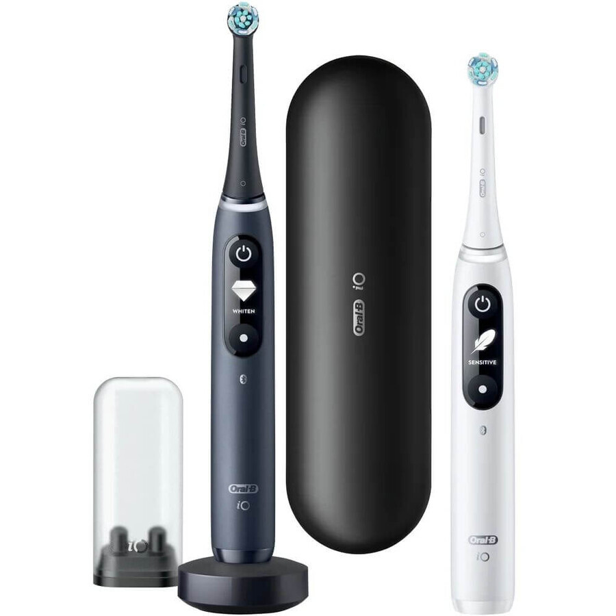 Elektrische Zahnbürste Oral-B iO Series 7 Duo Schwarz&Weiß