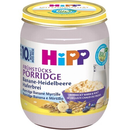 HiPP BIO Breakfast oat porridge with banana and blueberries 160 g