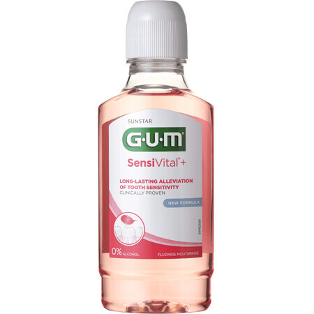 Gum SensiVital+ SensiVital+ Mundspülung für empfindliche Zähne mit CPC 0,07% 300 ml