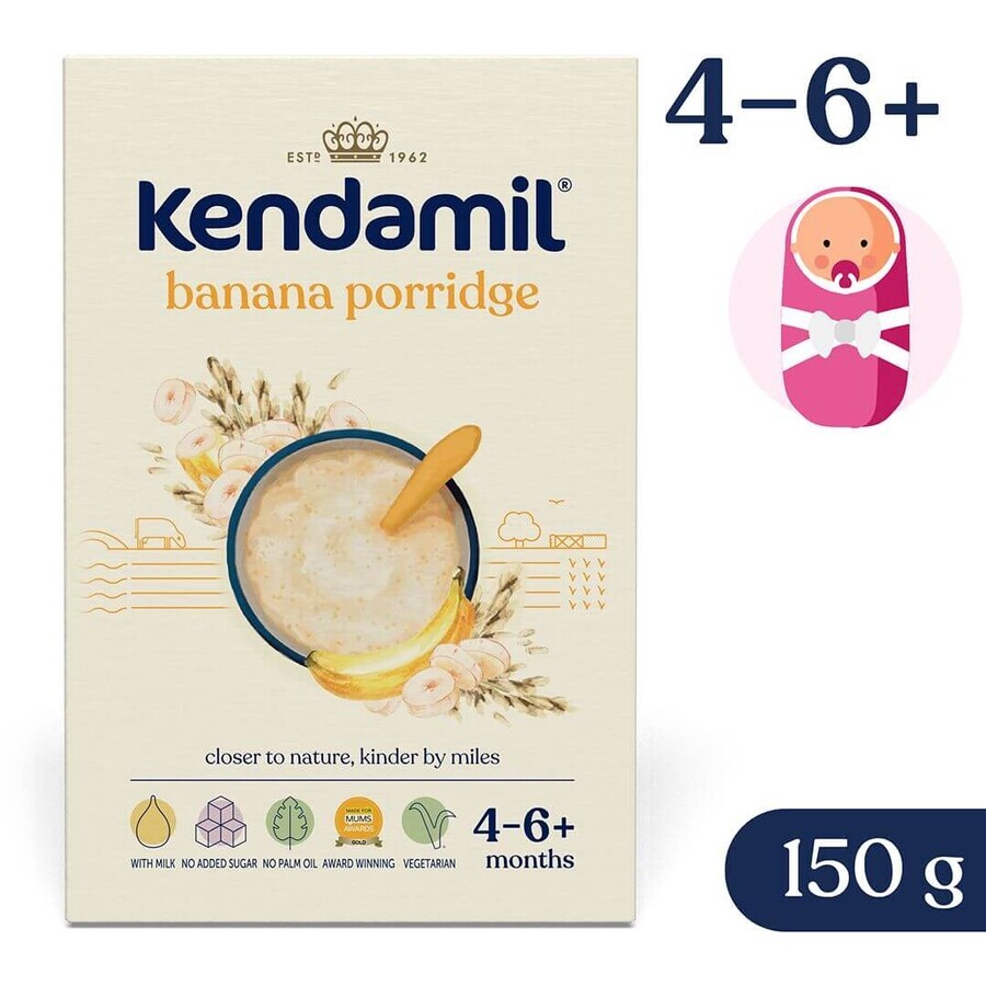 Kendamil Suero de leche con plátano 4m+ 150 g