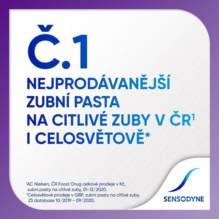 Sensodyne Zahnpasta für empfindliche Zähne Rapid 3 x 75 ml