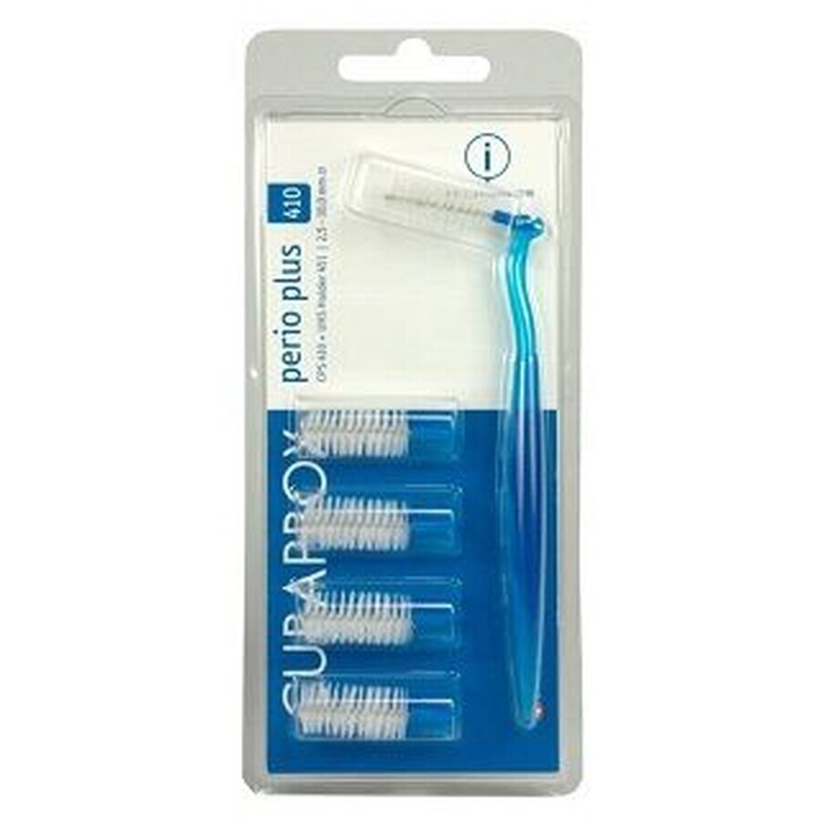 Curaprox CPS 410 Perio PLUS brosses interdentaires + support UHS 451 5 pcs