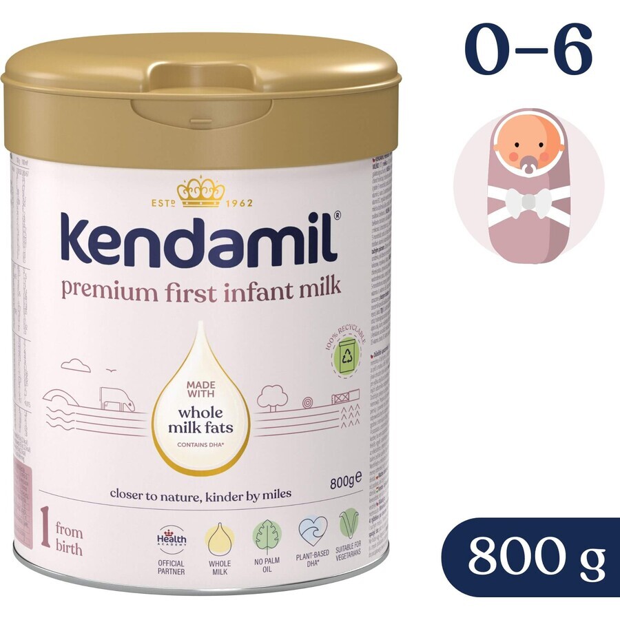 Kendamil Premium 1 DHA+, 800 g