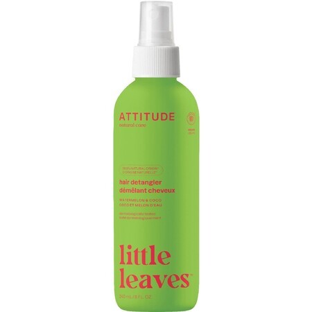 Attitude Baby's Hair Easy Detangling Spray Little Leaves mit Melonen- und Kokosnussgeschmack, 240 ml