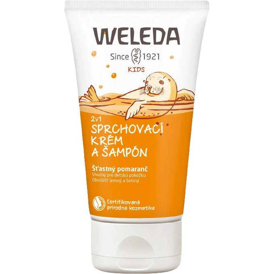 Weleda Happy Orange 2-in-1 Duschcreme und Shampoo 150 ml