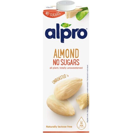 Alpro unsweetened almond drink - unroasted 1 l