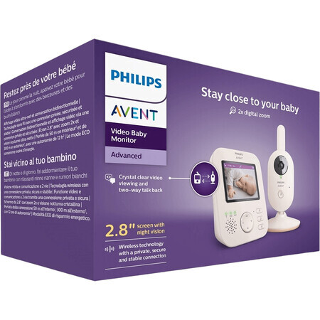 Philips Avent Video Baby Diapers SCD881/26