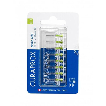 Curaprox CPS 011 Prime Refill Replacement Interdental Brush 8 pcs