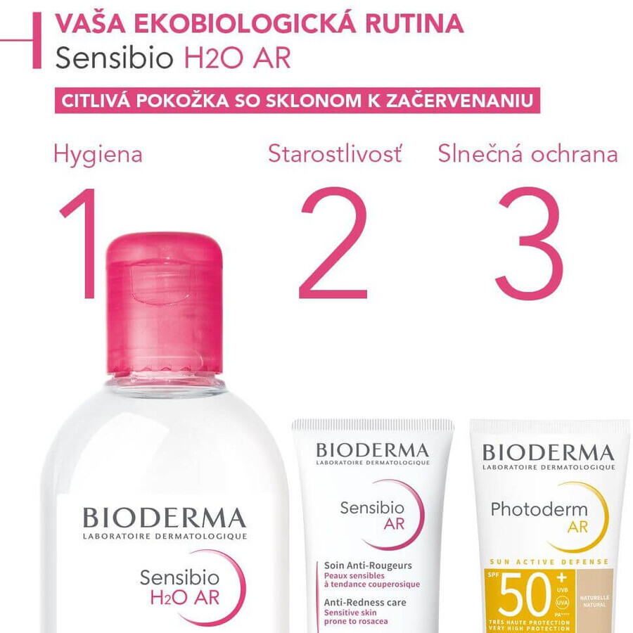 Bioderma Sensibio H2O AR micellar water for sensitive skin with redness 250 ml