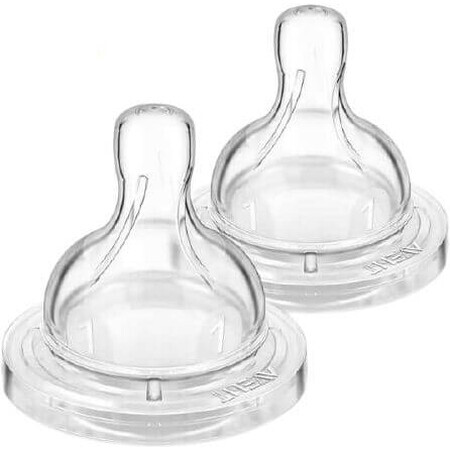 Philips Avent Chupete Classic 1 orificio, 0m+ 2 unidades