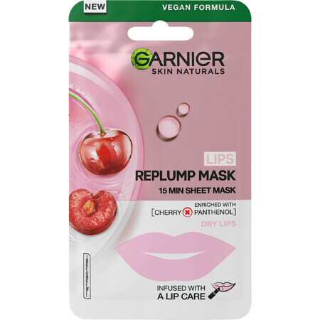 Garnier Skin Naturals Masque pour les lèvres à l'extrait de cerise 5 g