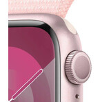 Apple Watch Series 9 GPS 41mm Aluminiumgehäuse mit Sportarmband, rosa