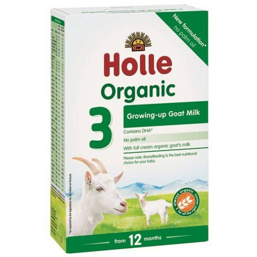 Holle BIO Leche maternizada de cabra 3 fórmulas de continuación 400 g