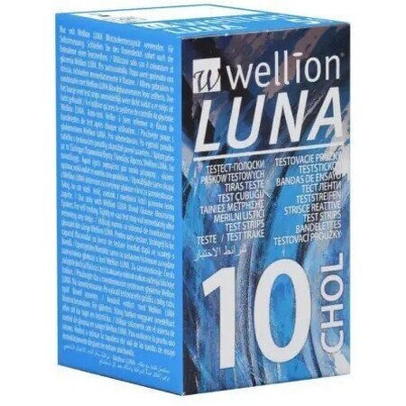 Wellion LUNA CHOL test strips for LUNA 10 pcs