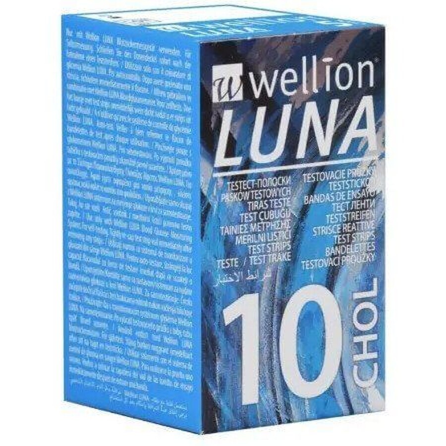 Wellion LUNA CHOL test strips for LUNA 10 pcs