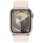 Apple Watch Series 9 GPS 41mm Aluminiumgehäuse mit Sportarmband, starlight