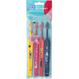 TePe Select Compact ZOO X-soft Brosse à dents pour enfants dans un sac 4 pcs