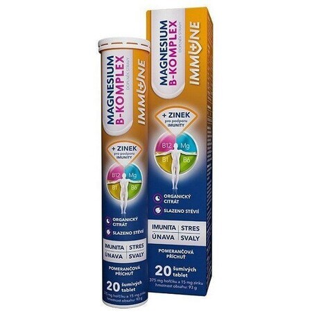 Glenmark Magnesium B-Komplex IMMUNE 20 Brausetabletten