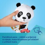 Canpol niños sensorial niños colgante viaje colgante Panda Panda juguete con clip BabiesBoo clip