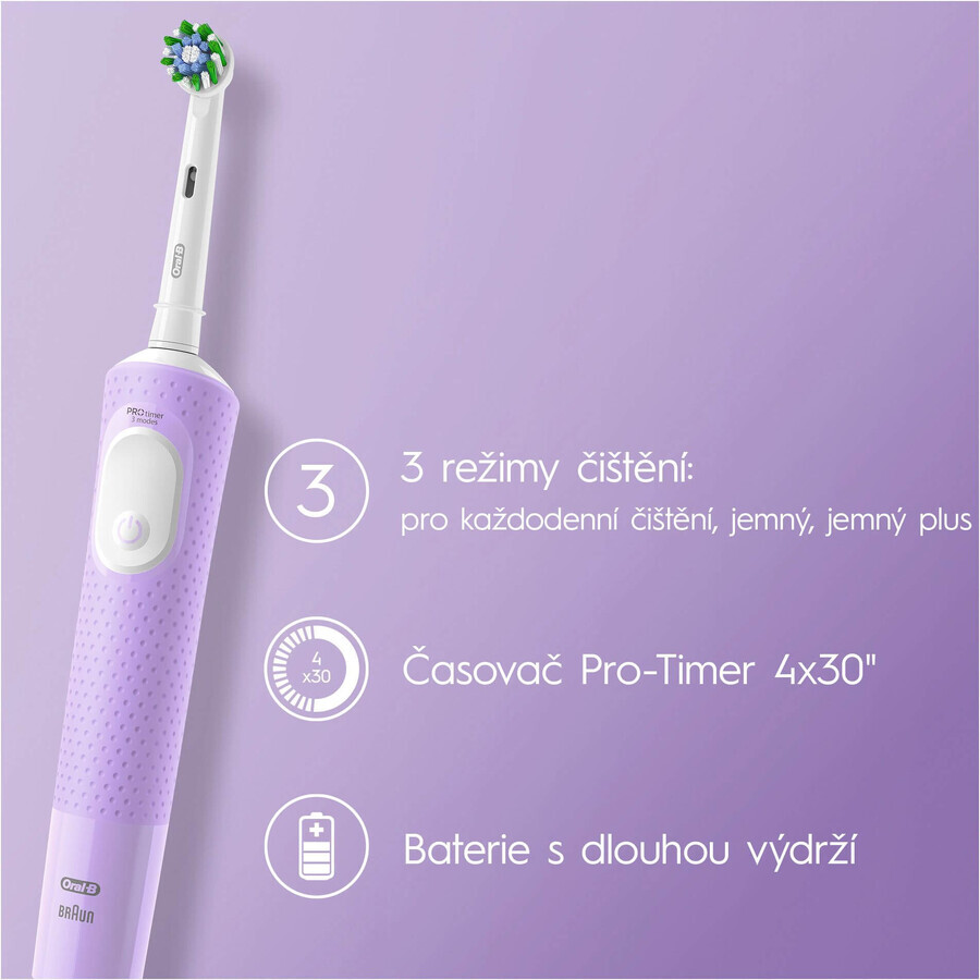 Periuta de dinti electrica Oral-B Vitality Pro Purple