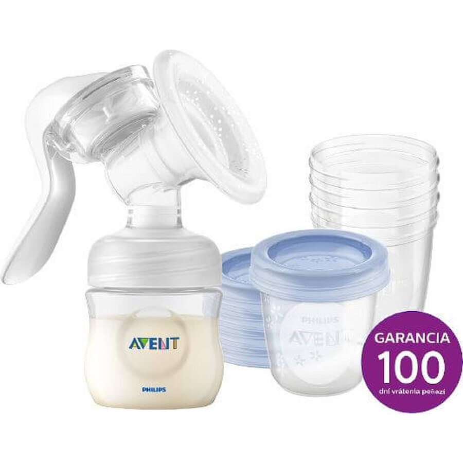 Philips Avent Extractor de leche manual + VIA 180 ml