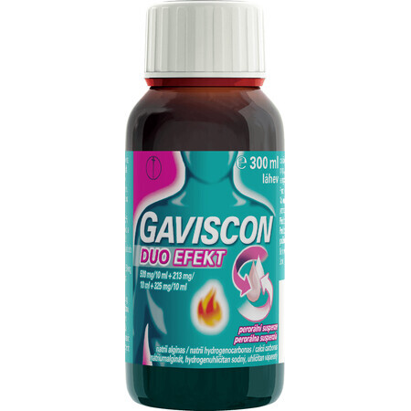 Gaviscon Duo-Effekt Mundsuspension 300 ml