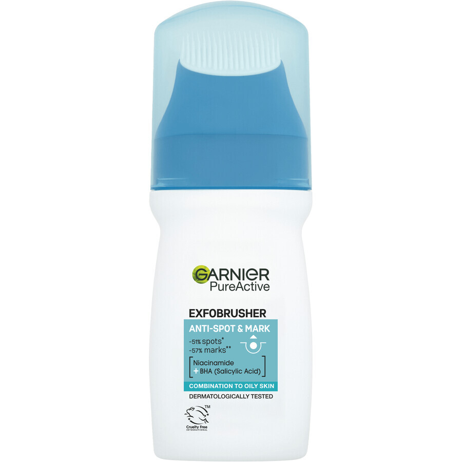 Garnier PURE ACTIVE Gel limpiador cepillo para pieles problemáticas y acné 150 ml