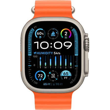 Apple Watch Ultra 2 GPS + Mobilfunk, Ocean Band, orange