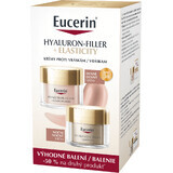 Eucerin Hyaluron-filler + Crema de zi Elasticity Rosé SPF30 și Crema de noapte 2 x 50 ml