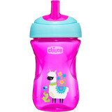 Chicco Chicco Advanced Cup con biberon rosa 12m+ 266 ml