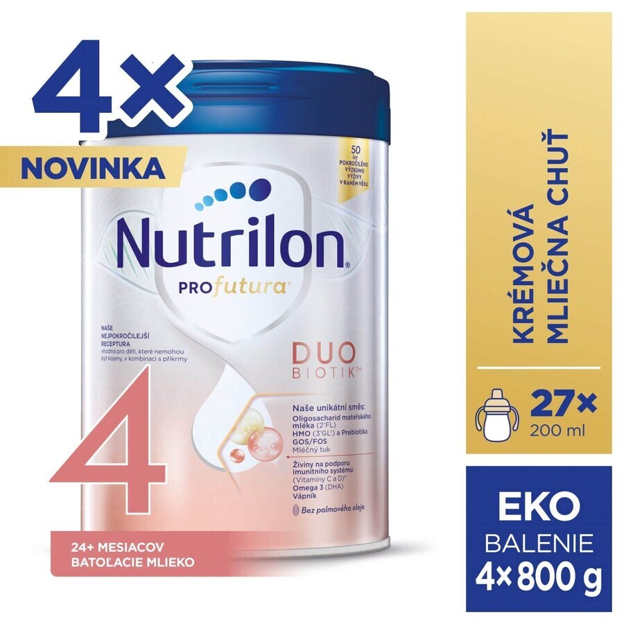 Nutrilon Profutura® DUOBIOTIK™ 4 UK toddler milk. 24 months 4 x 800 g